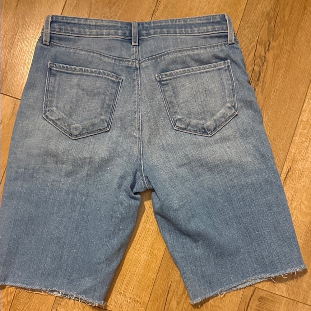 L’Agence Light Blue Denim Shorts - Picture 5 of 7